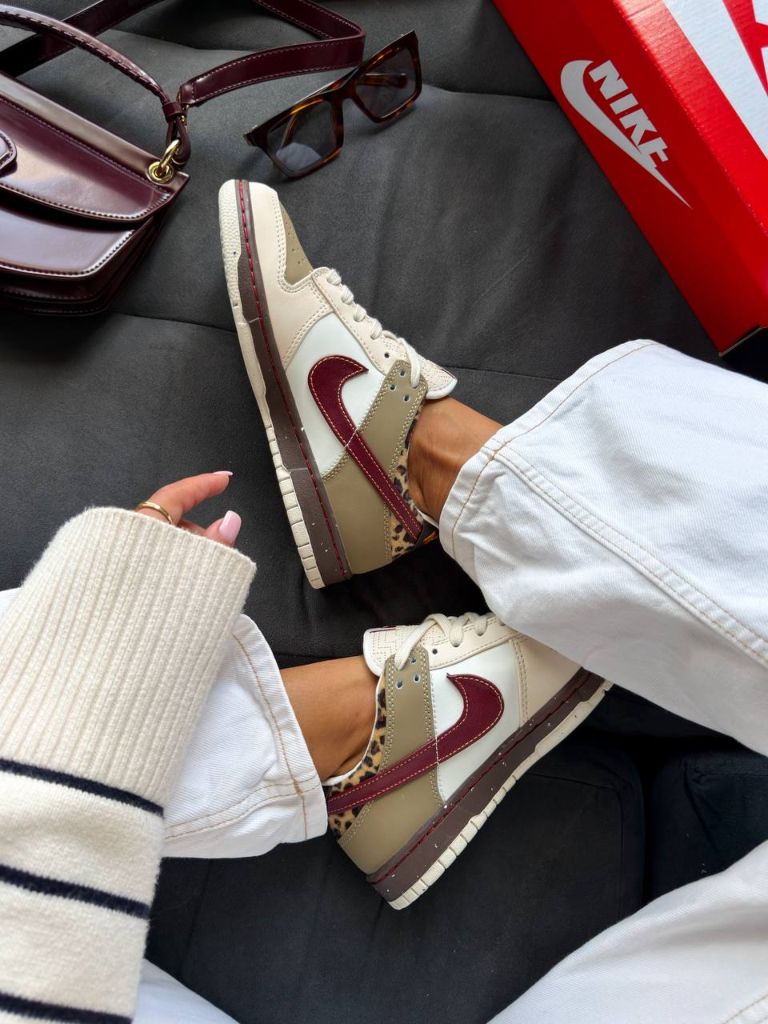 Кросівки Nike Dunk Low Khaki Leopard