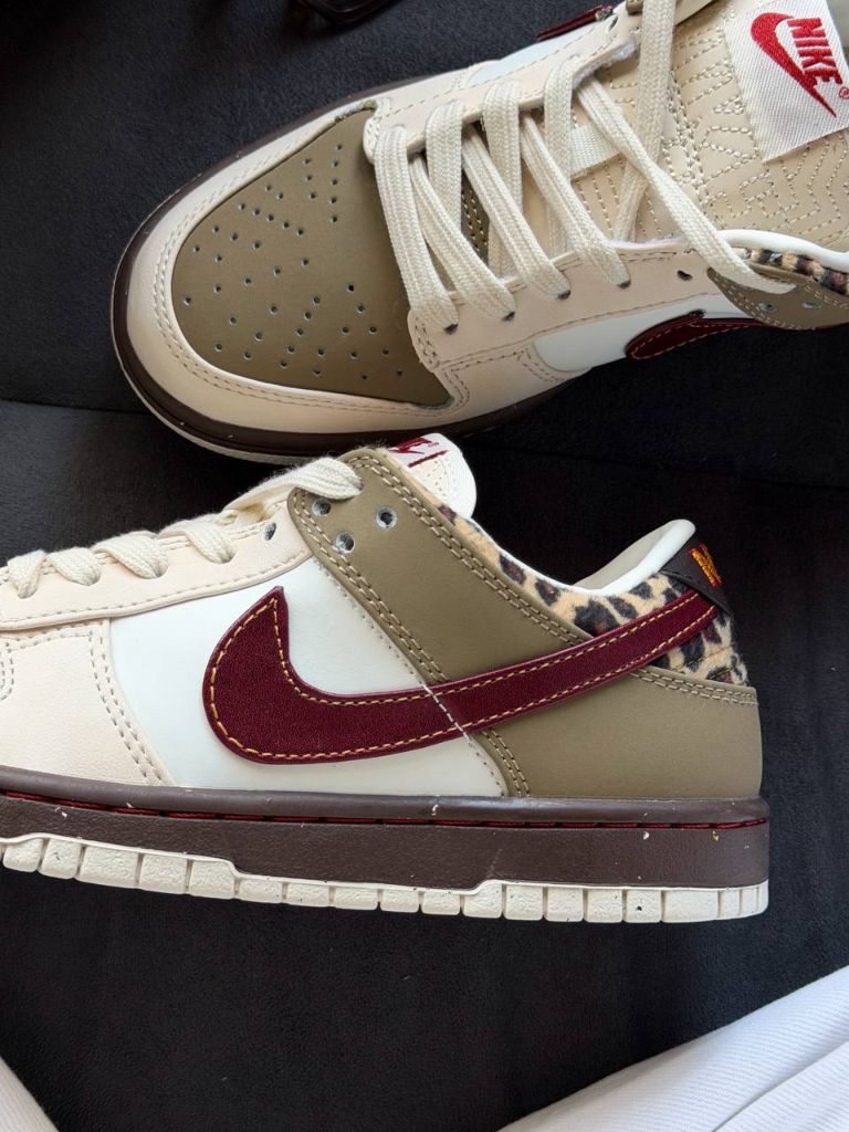 Кросівки Nike Dunk Low Khaki Leopard