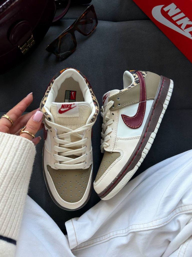 Кросівки Nike Dunk Low Khaki Leopard