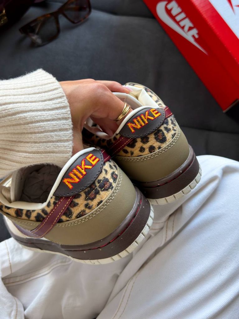 Кросівки Nike Dunk Low Khaki Leopard