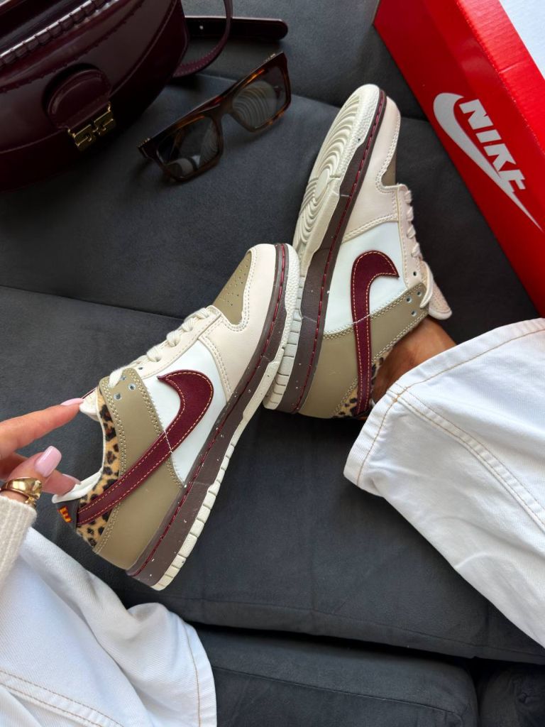 Кросівки Nike Dunk Low Khaki Leopard