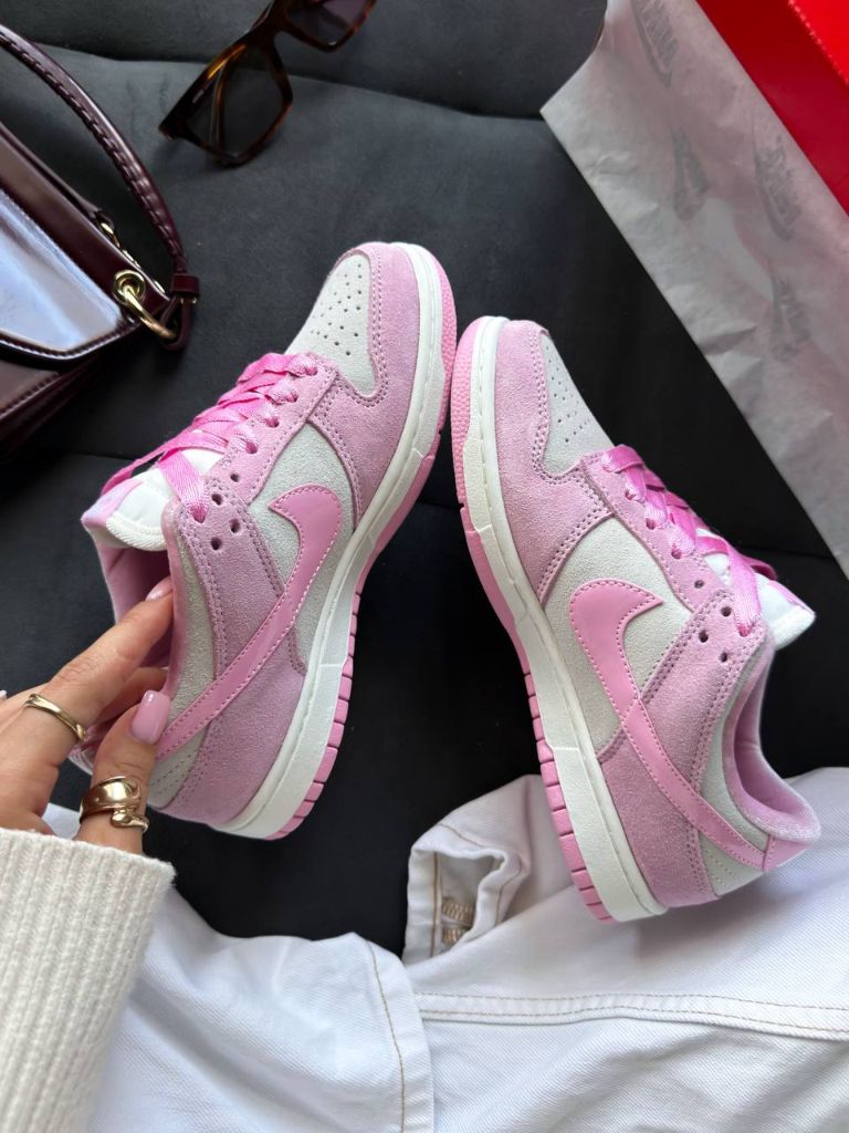 Кросівки Nike DUNK LOW Pink Flowers