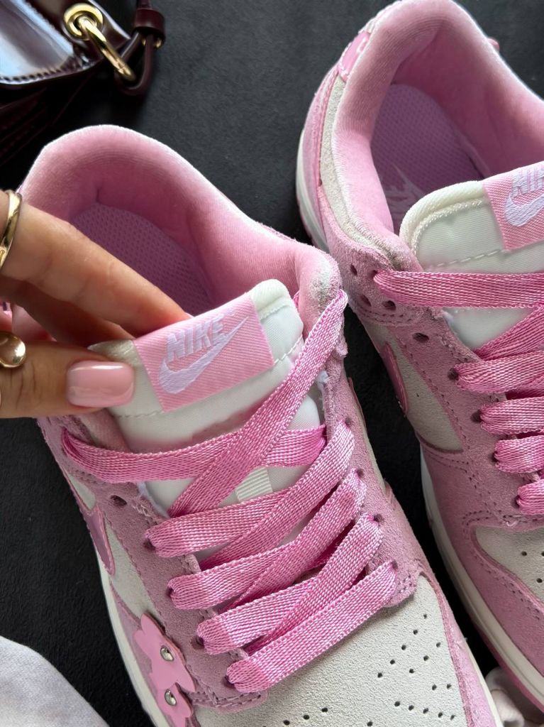 Кросівки Nike DUNK LOW Pink Flowers