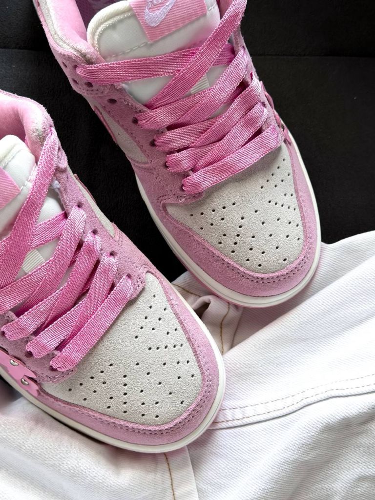 Кросівки Nike DUNK LOW Pink Flowers