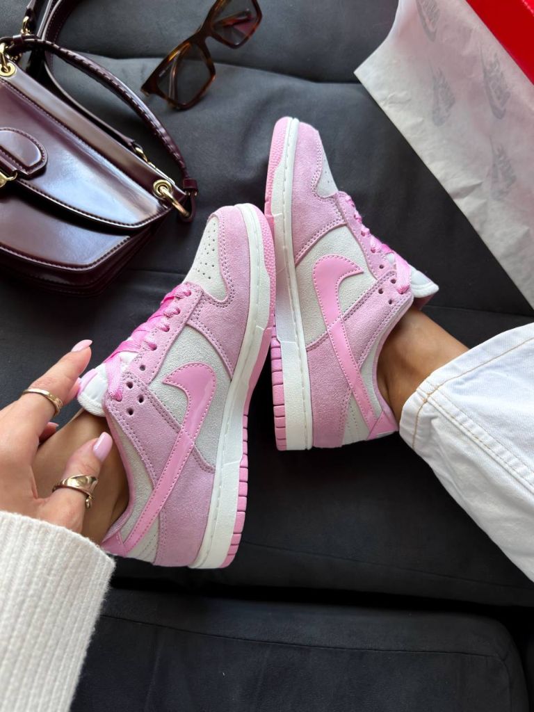 Кросівки Nike DUNK LOW Pink Flowers