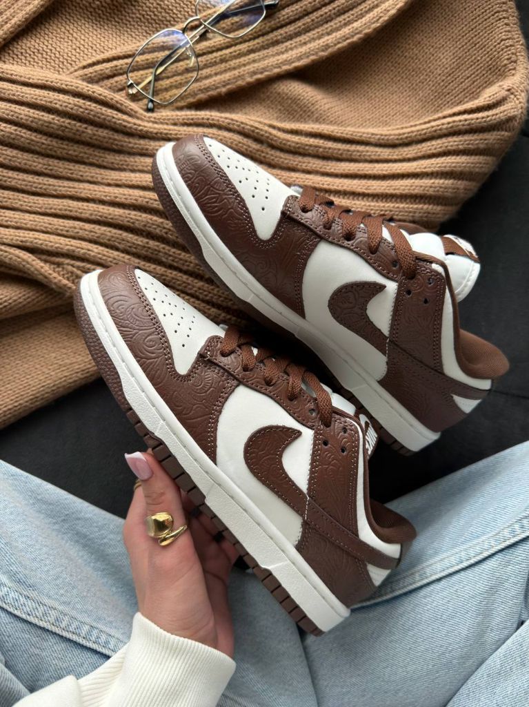 Кросівки Nike Dunk Low Sail Fauna Brown