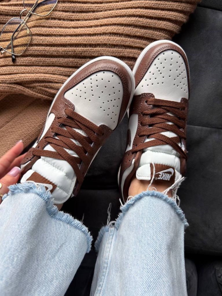 Кросівки Nike Dunk Low Sail Fauna Brown
