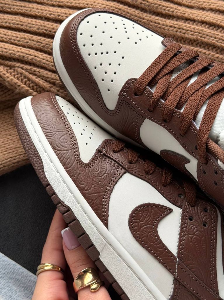 Кросівки Nike Dunk Low Sail Fauna Brown