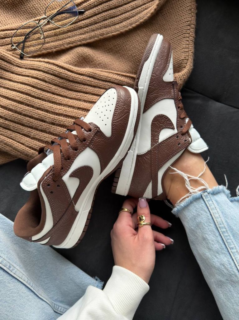 Кросівки Nike Dunk Low Sail Fauna Brown
