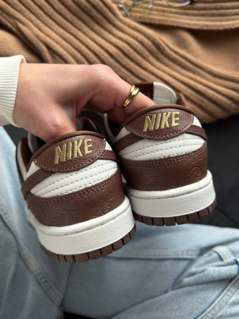 Кросівки Nike Dunk Low Sail Fauna Brown