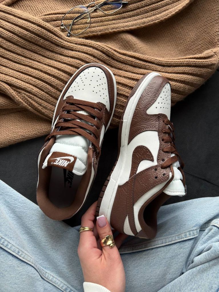 Кросівки Nike Dunk Low Sail Fauna Brown