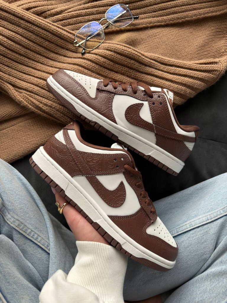 Кросівки Nike Dunk Low Sail Fauna Brown