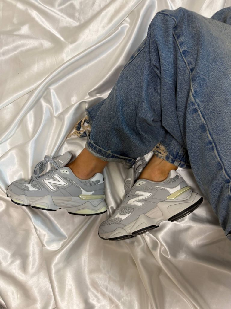 Кросівки New Balance 9060 Light Grey White Leathe
