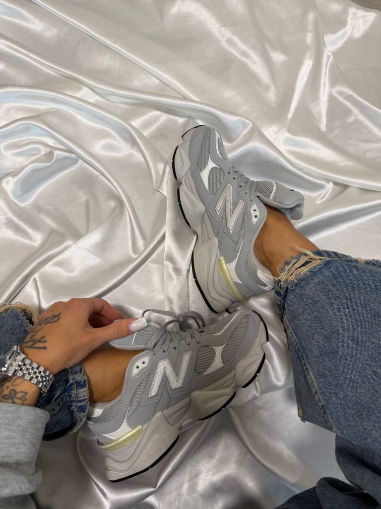 Кросівки New Balance 9060 Light Grey White Leathe