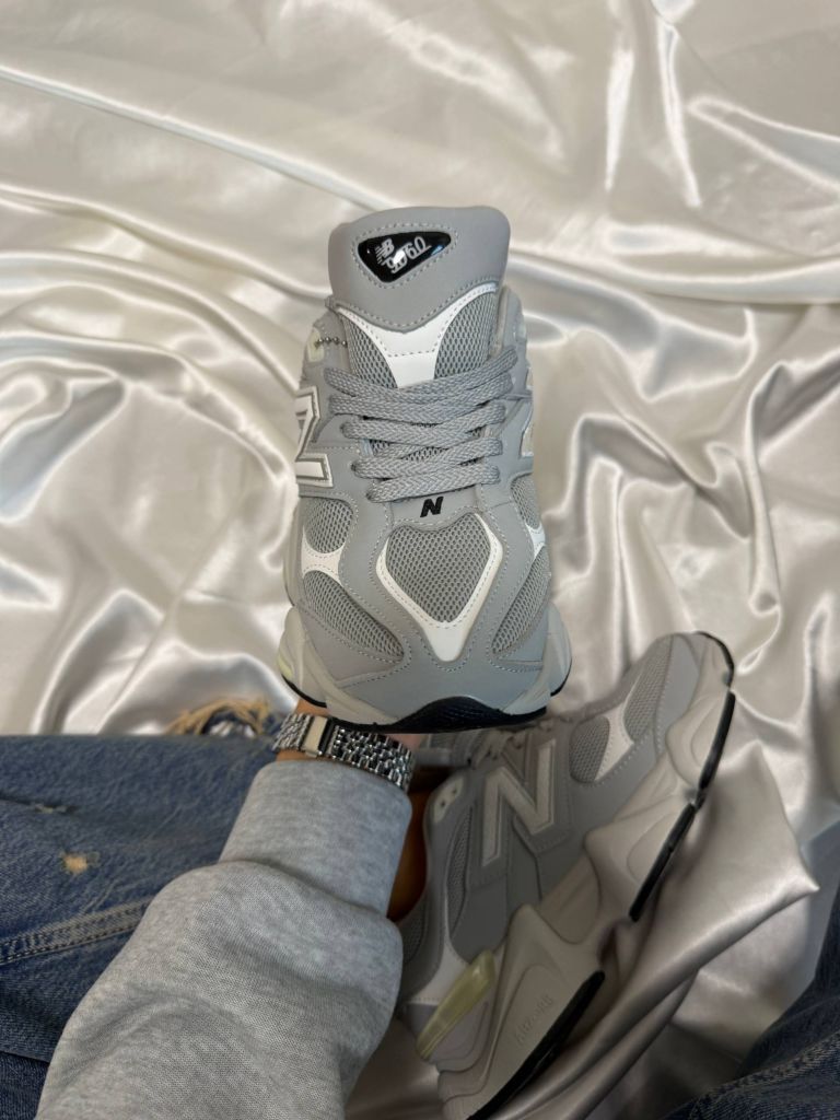 Кросівки New Balance 9060 Light Grey White Leathe