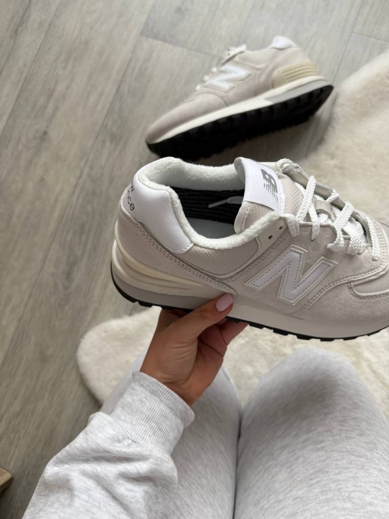Кросівки термо-мембрана New Balance 574 Milk 