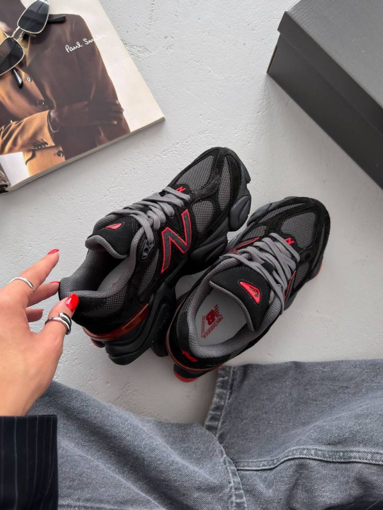 Кросівки New Balance 9060 Black Fire Cracker