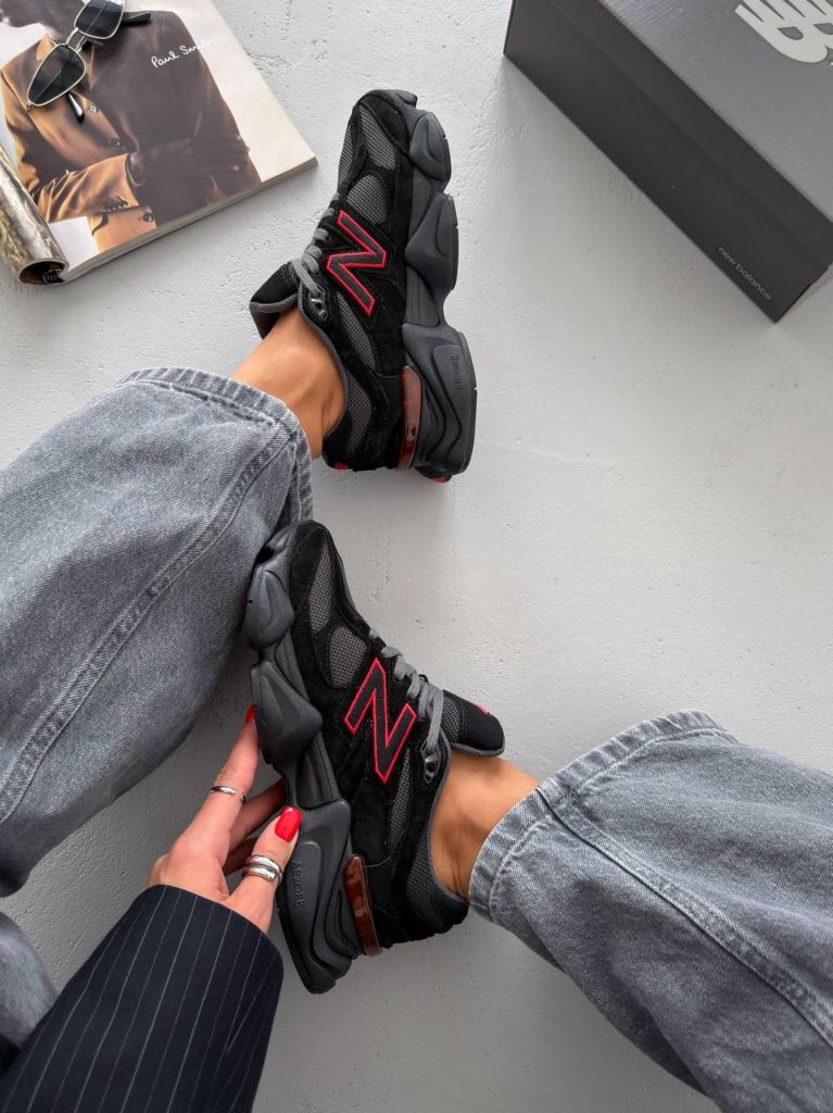 Кросівки New Balance 9060 Black Fire Cracker