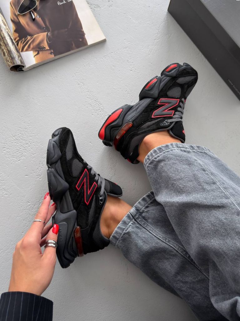 Кросівки New Balance 9060 Black Fire Cracker
