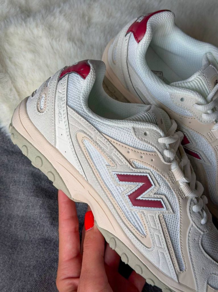 Кросівки кремові New Balance 204L Cream Burgundy