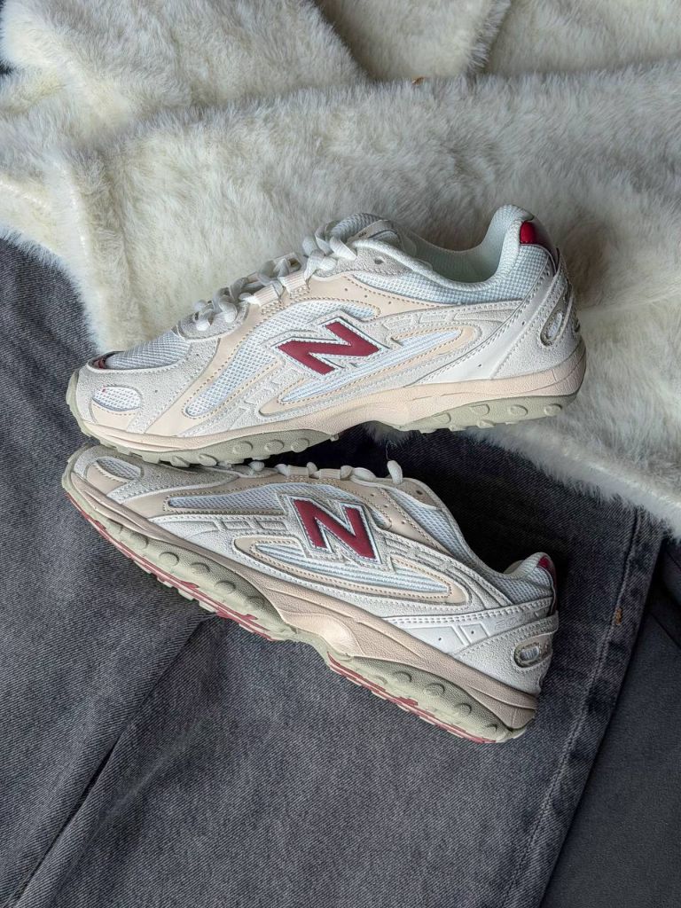 Кросівки кремові New Balance 204L Cream Burgundy