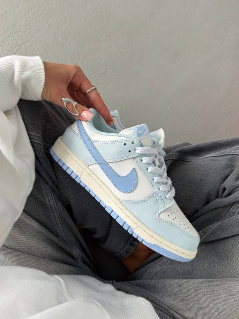 Кросівки блакитні Nike SB Dunk Low Blue Tint