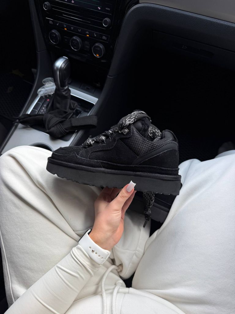 Кросівки зимові чорні UGG Lowmel Sneaker Black