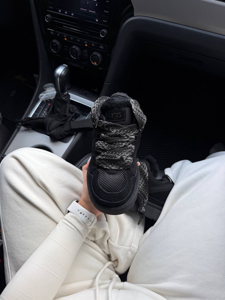 Кросівки зимові чорні UGG Lowmel Sneaker Black