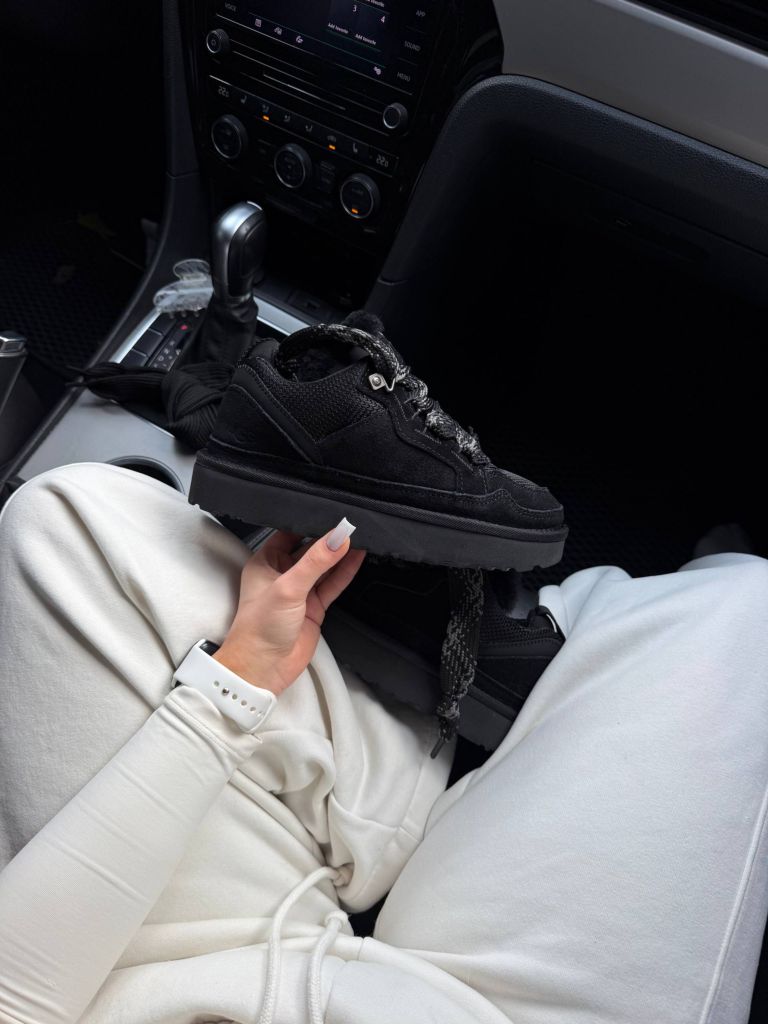 Кросівки зимові чорні UGG Lowmel Sneaker Black